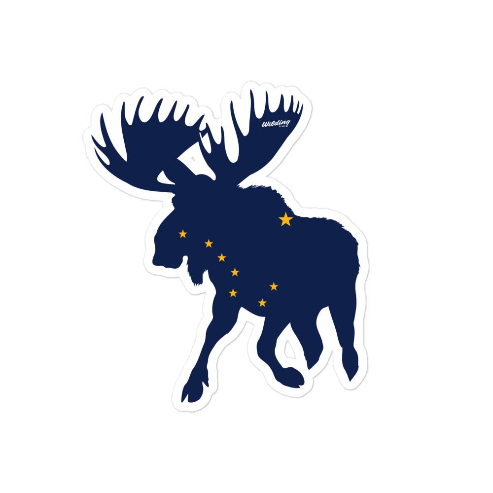 Alaska Moose Decal - Wilding Life