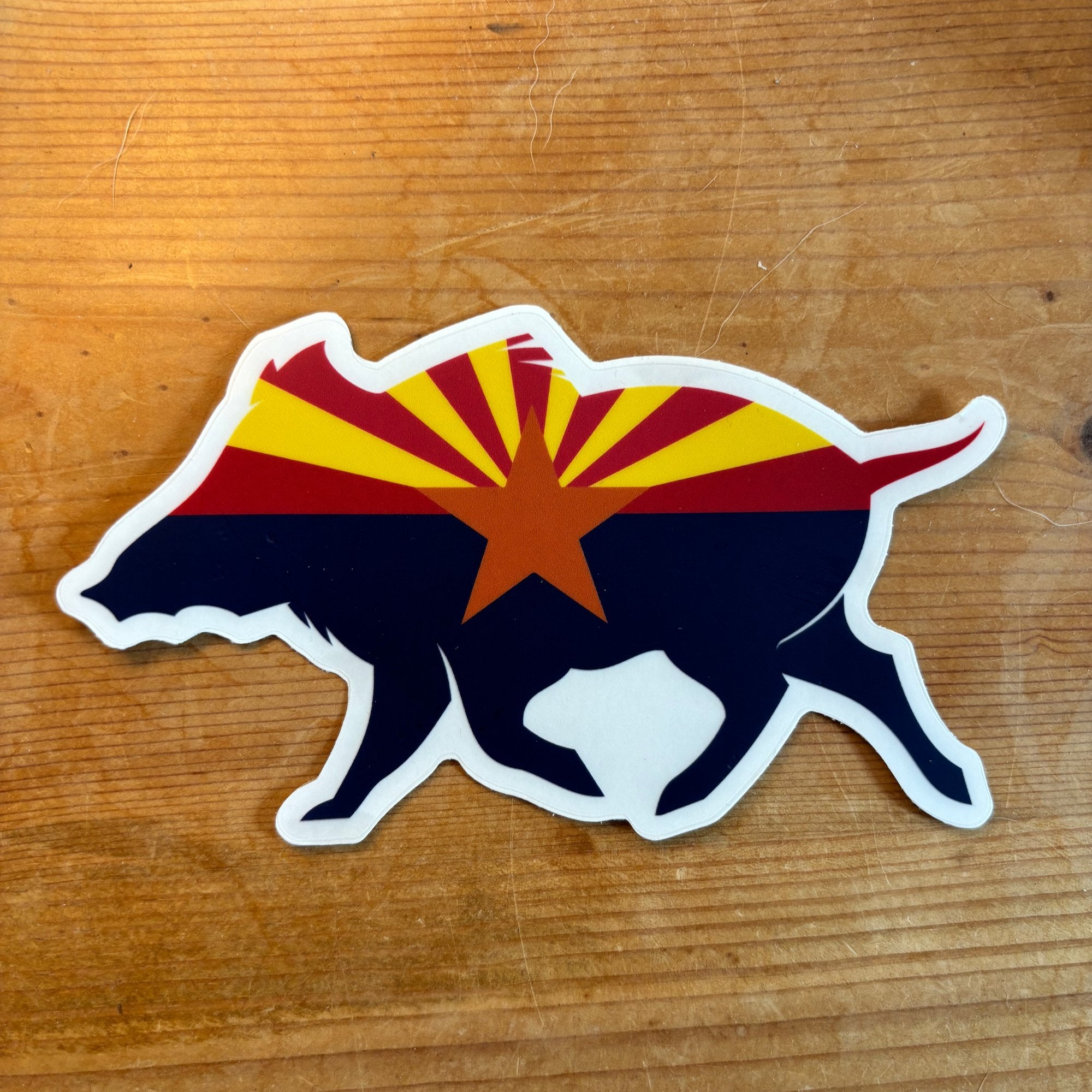 Arizona Boar Clear Cut Decal - Wilding Life