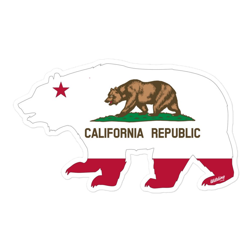 California Grizzly Decal - Wilding Life