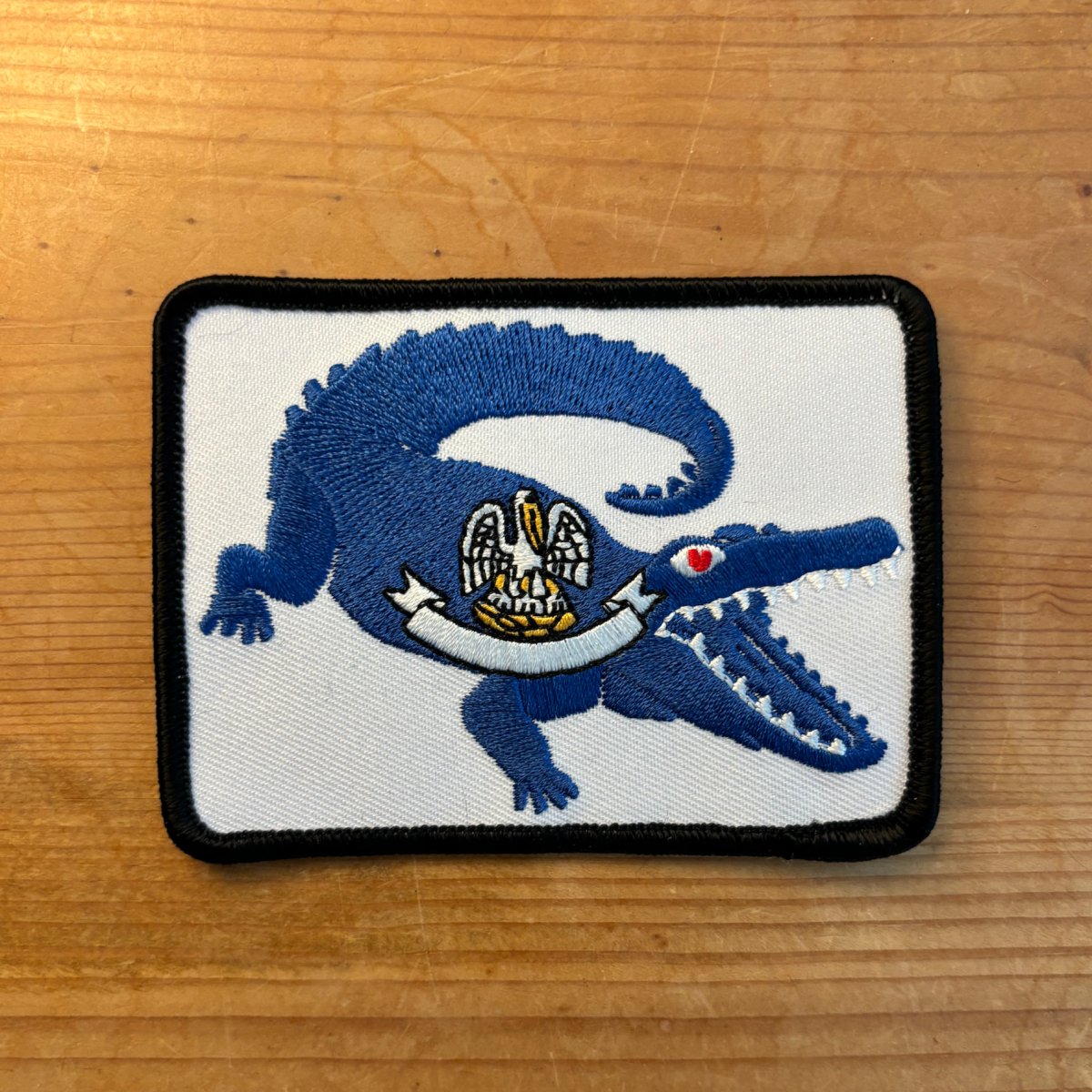 Louisiana Gator Embroidered Patch - Wilding Life