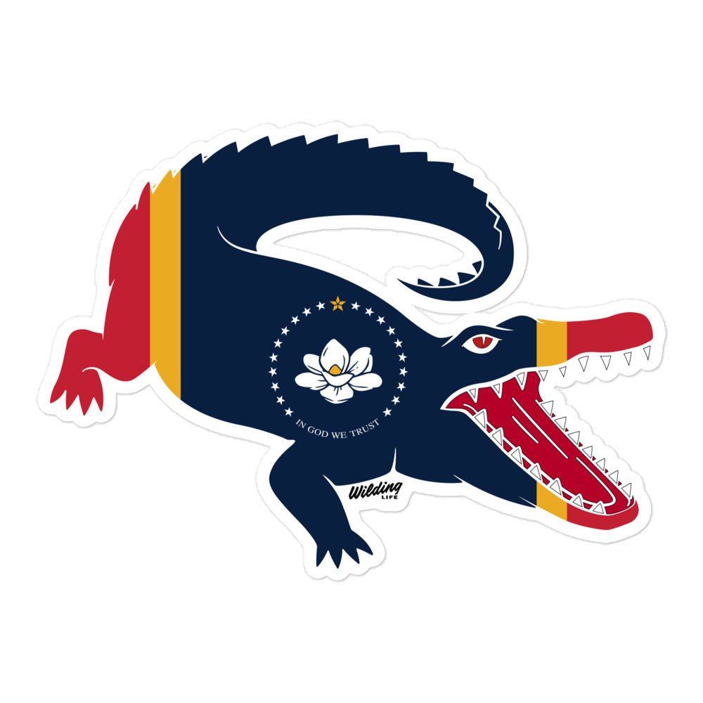 Mississippi Gator Decal - Wilding Life