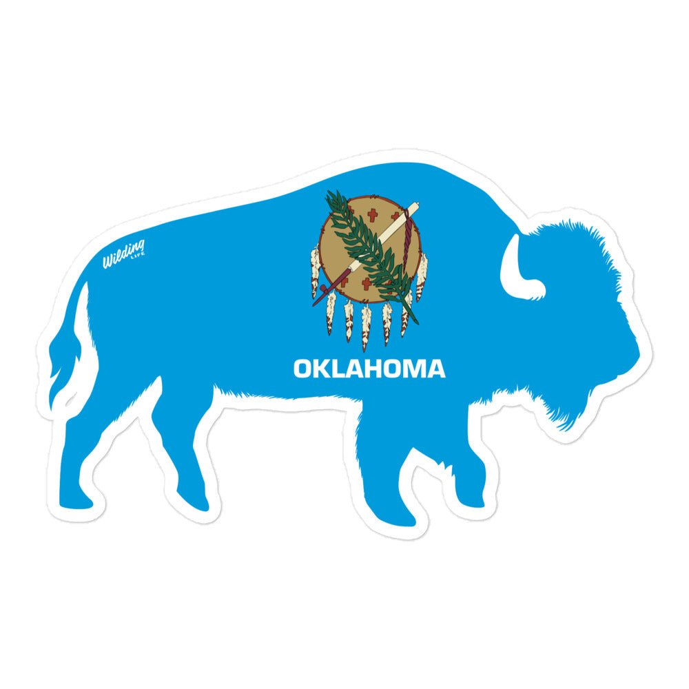 Oklahoma Buffalo Decal - Wilding Life