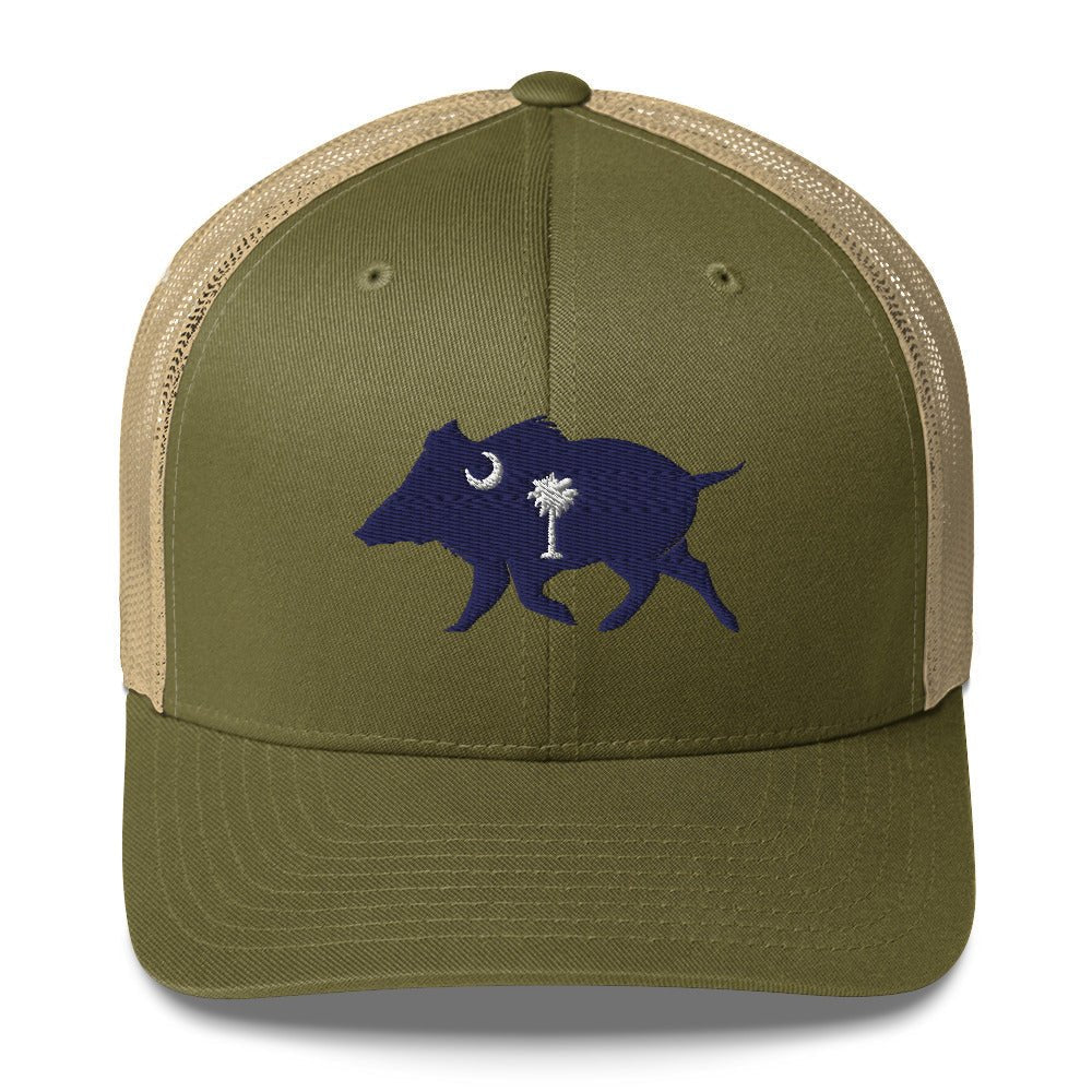 South Carolina Boar Trucker Hat - Wilding Life