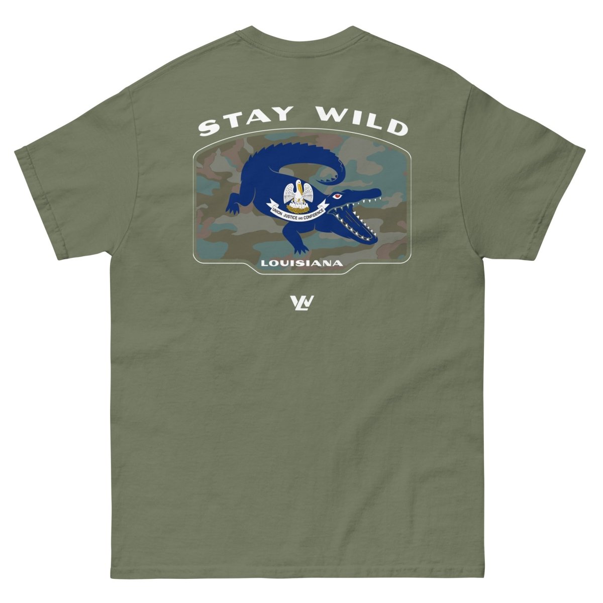 Stay Wild Louisiana Gator T-Shirt - Wilding Life