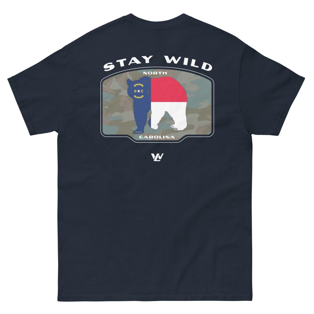 Stay Wild North Carolina Bear T-Shirt - Wilding Life
