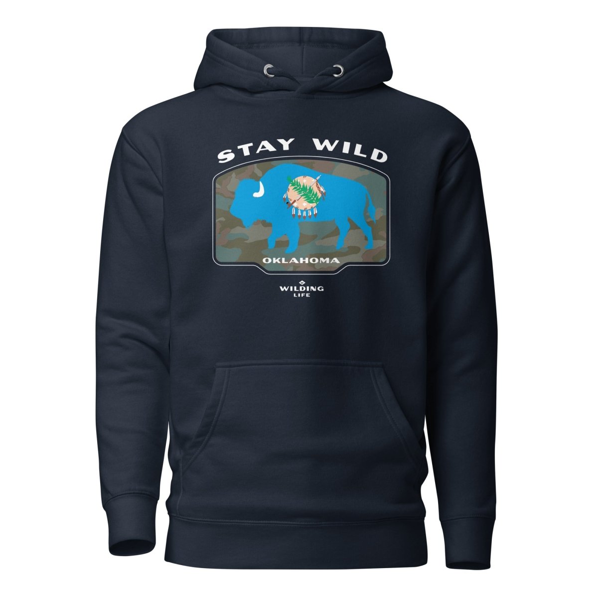 Stay Wild Oklahoma Buffalo Hoodie - Wilding Life