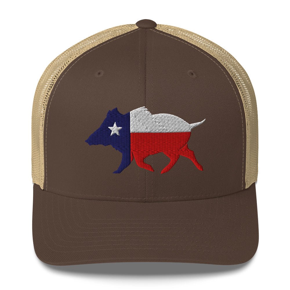 Texas Boar Trucker Cap - Wilding Life