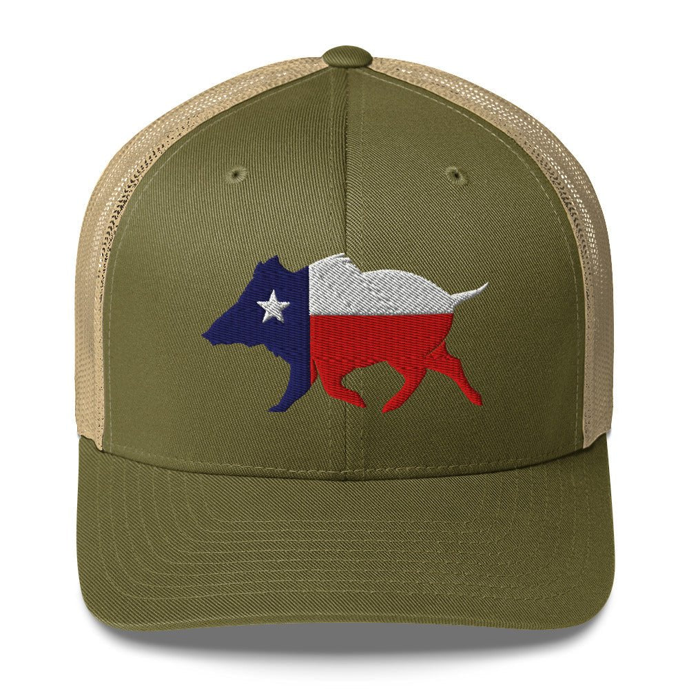 Cappellino Baseball Trade Winds – Bandiera Texas Hunter Deer Season – Olive Drab – Regolabile - Foto 5
