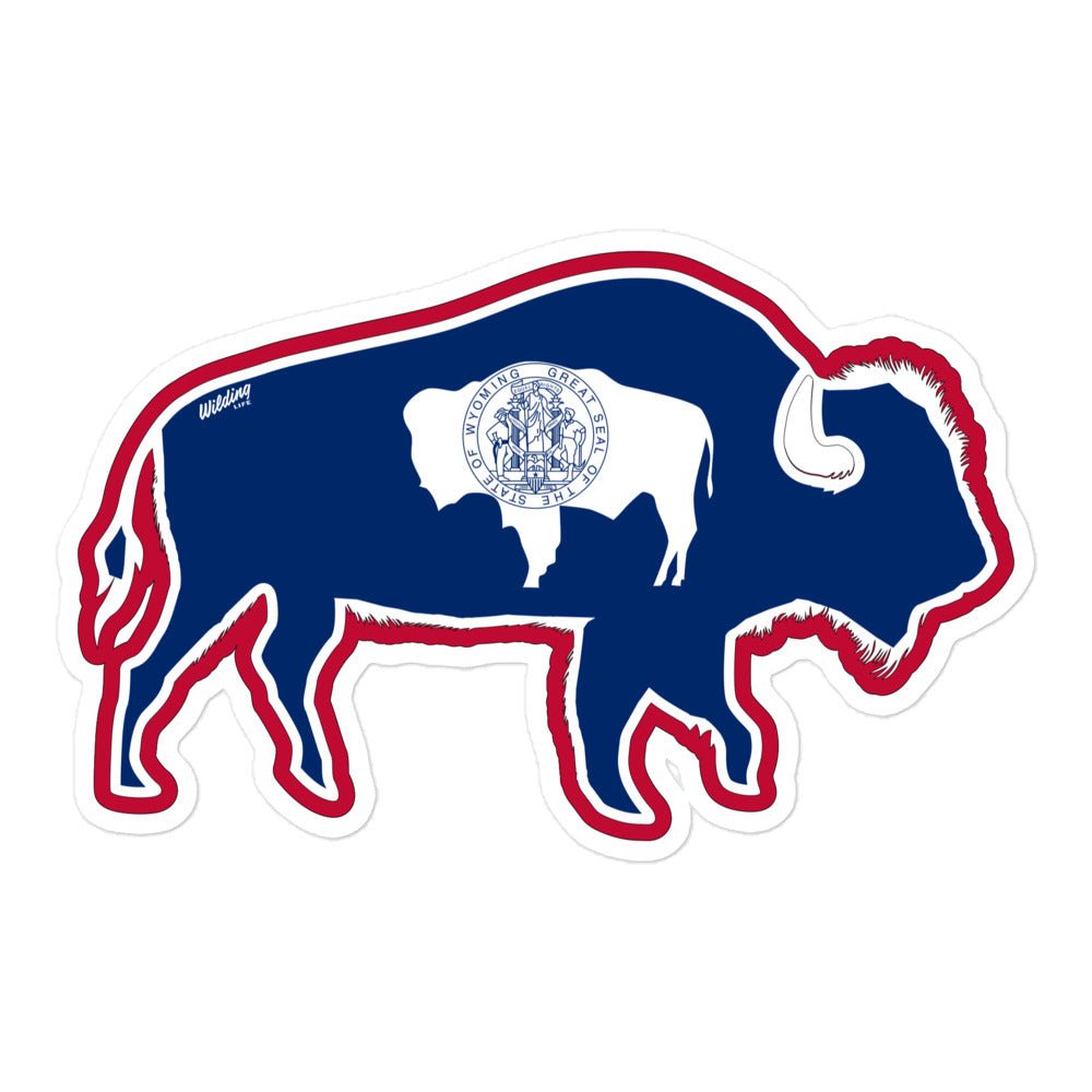 Wyoming Bison Decal - Wilding Life