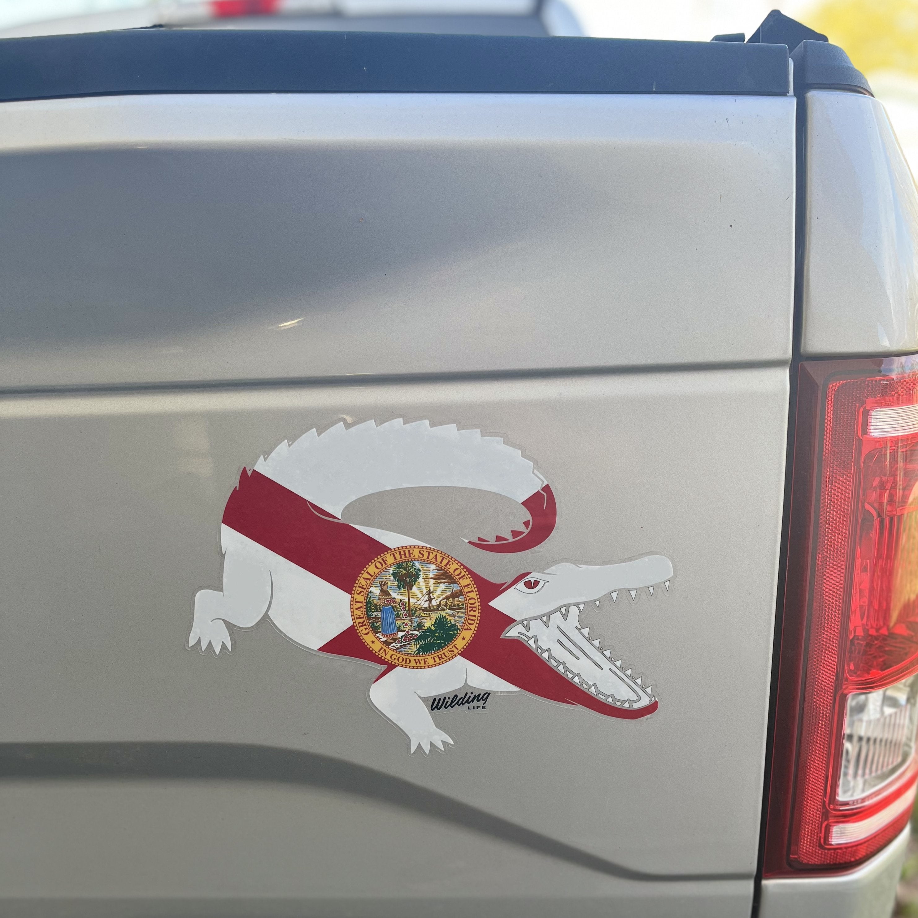 12" Florida Gator Bumper Sticker - Wilding Life
