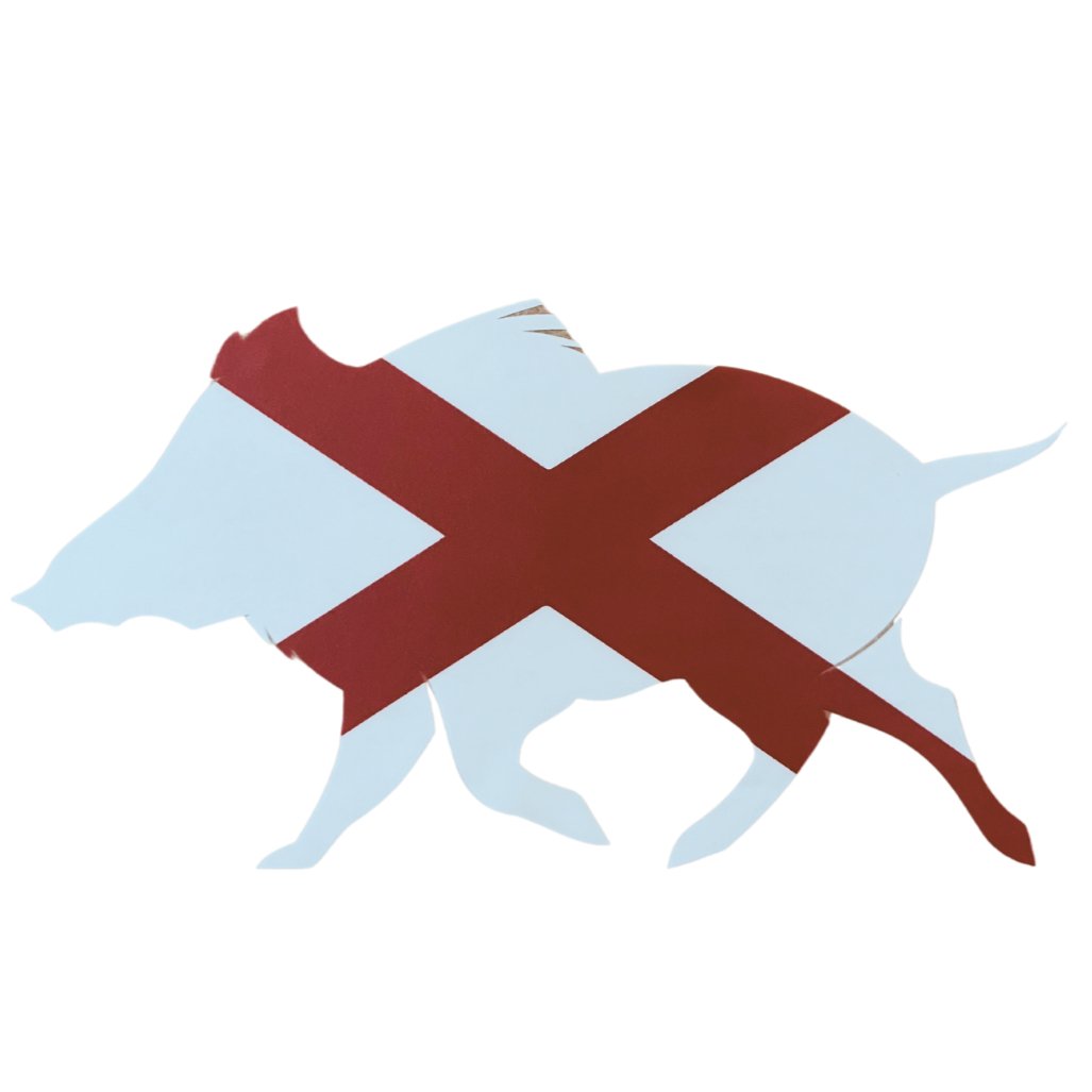Alabama Boar Clear Cut Decal - Wilding Life