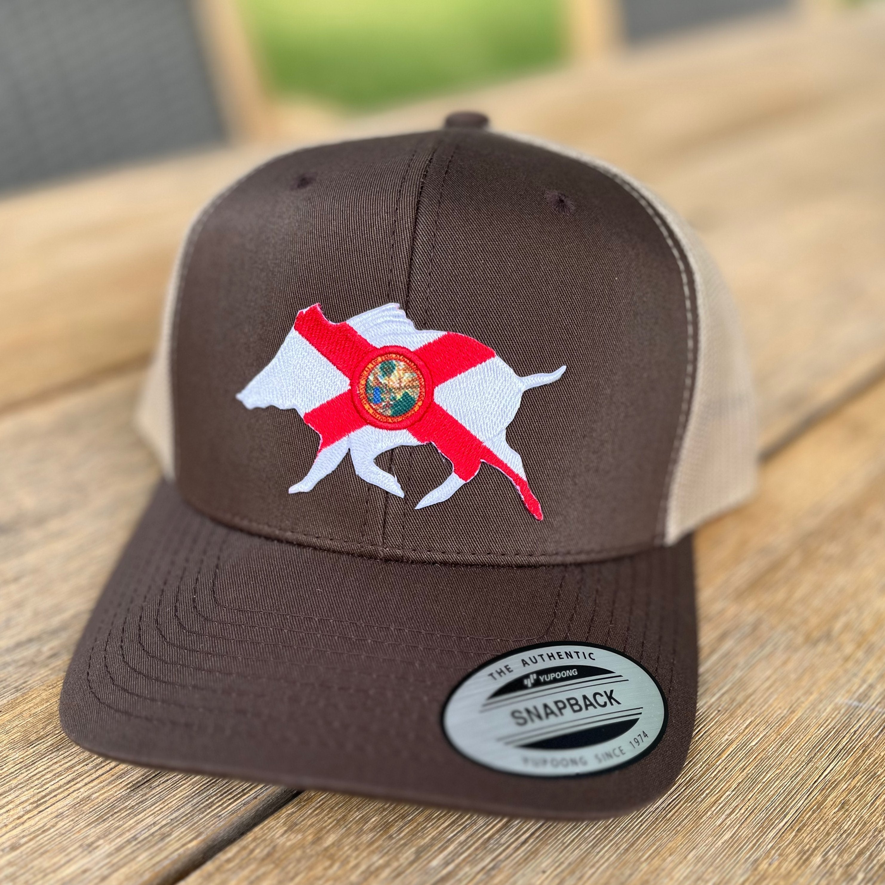Florida Boar Patch Trucker Hat - Wilding Life