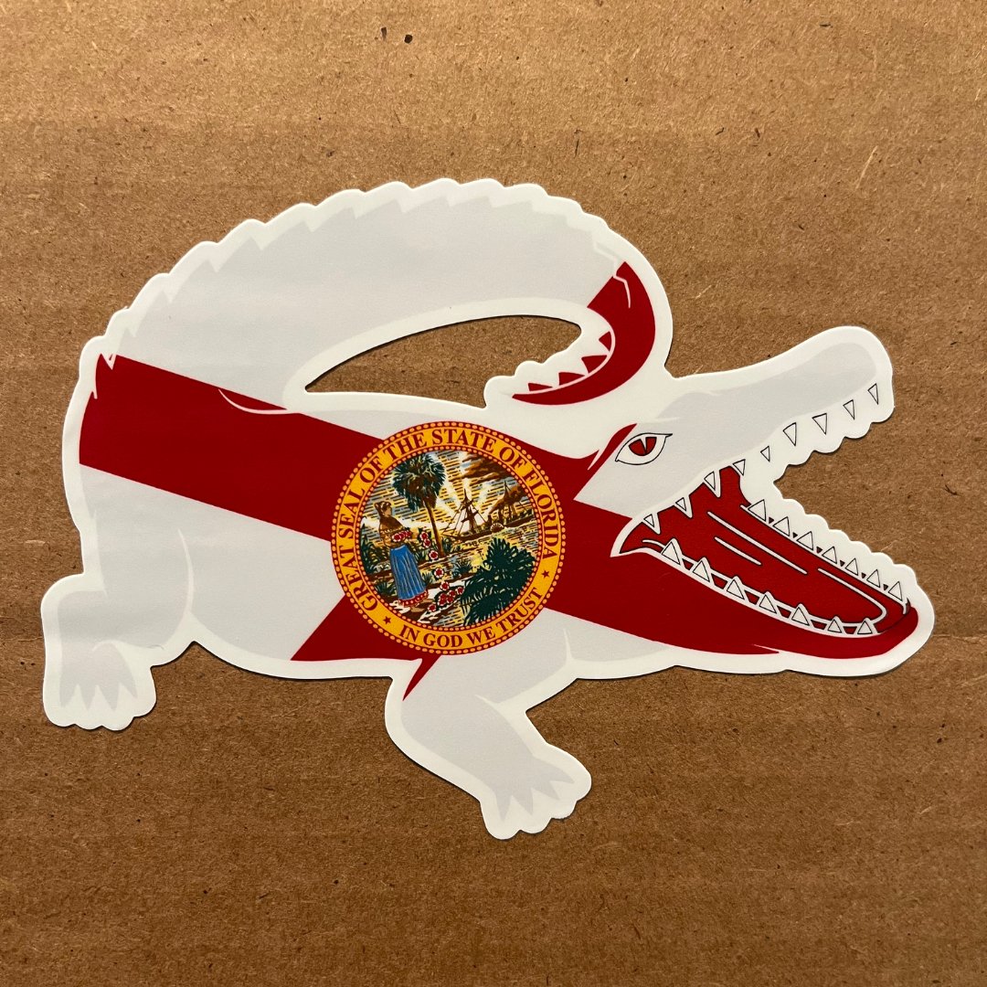 Florida Gator Die Cut Decal - Wilding Life
