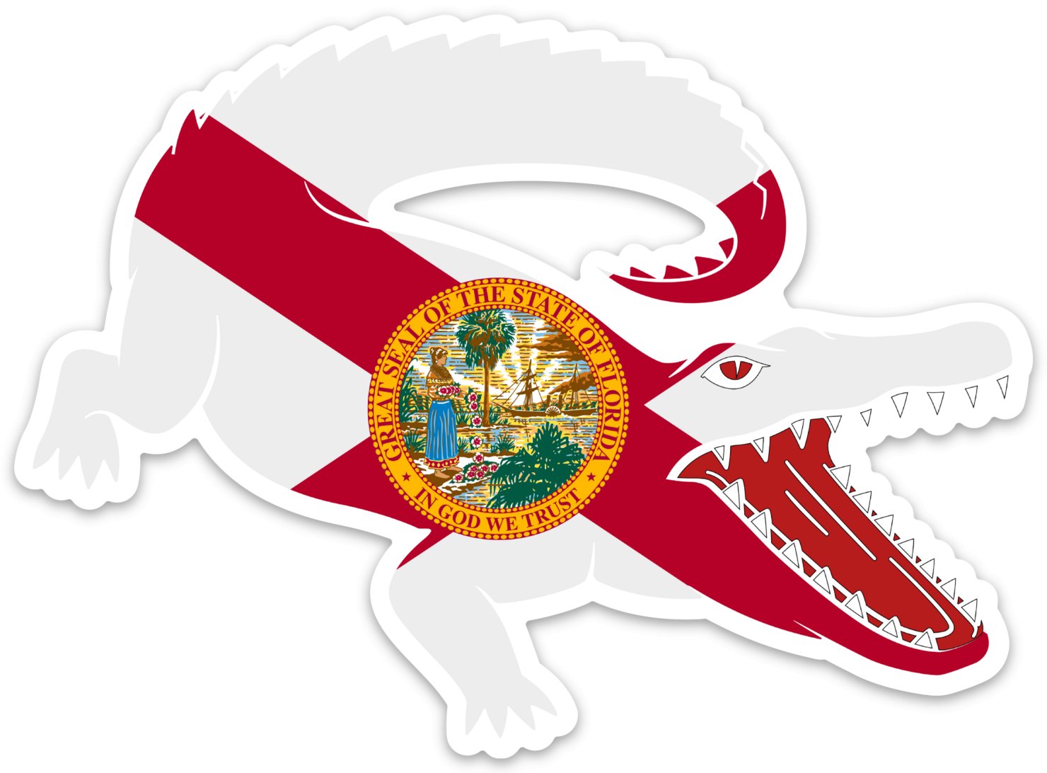 Florida Gator Die Cut Decal - Wilding Life