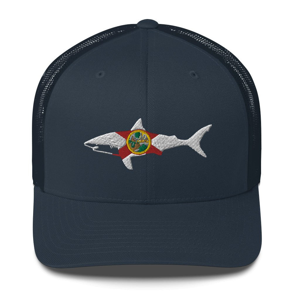 Florida Shark Trucker Cap