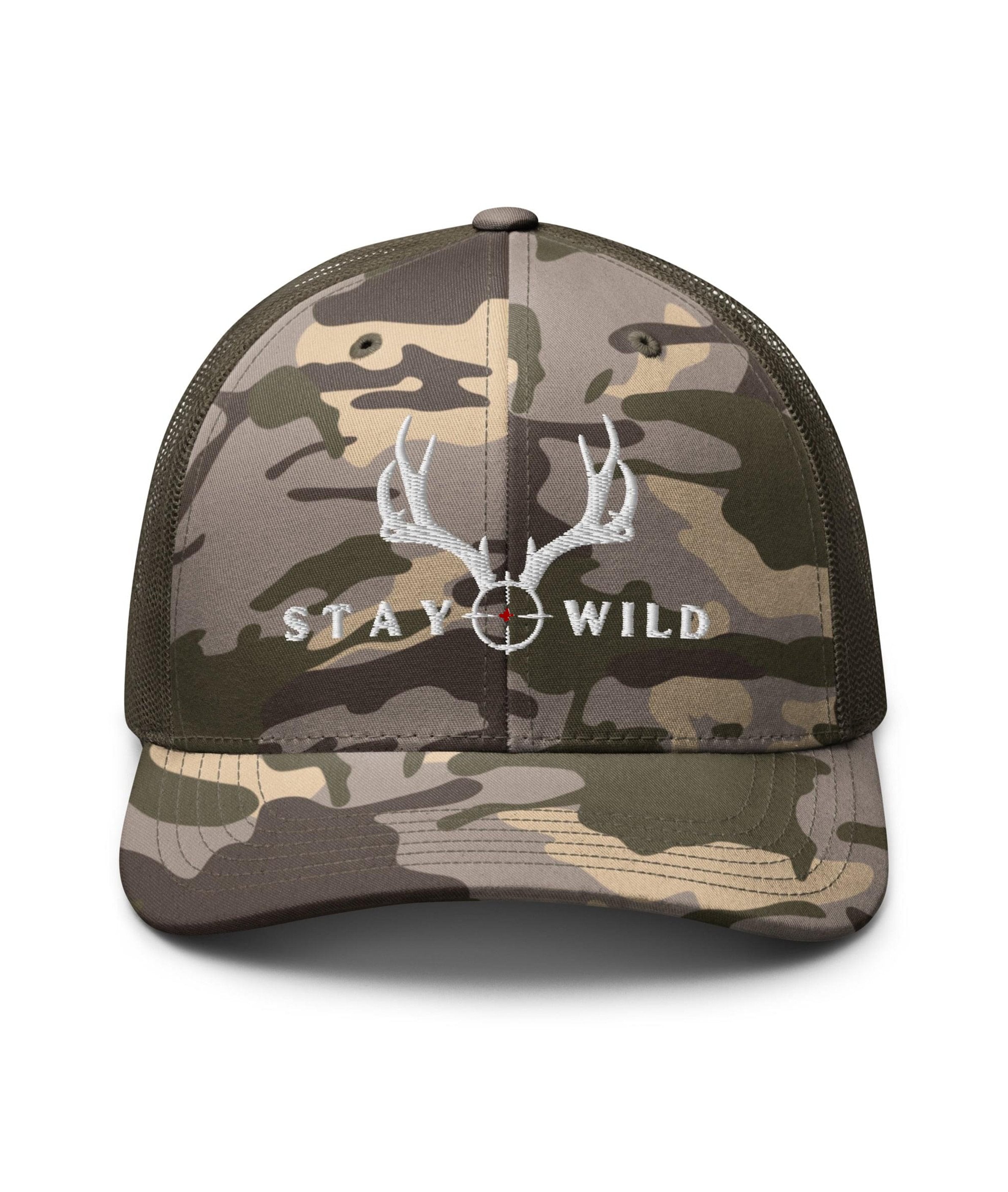 Stay Wild Camo Trucker Hat - Wilding Life