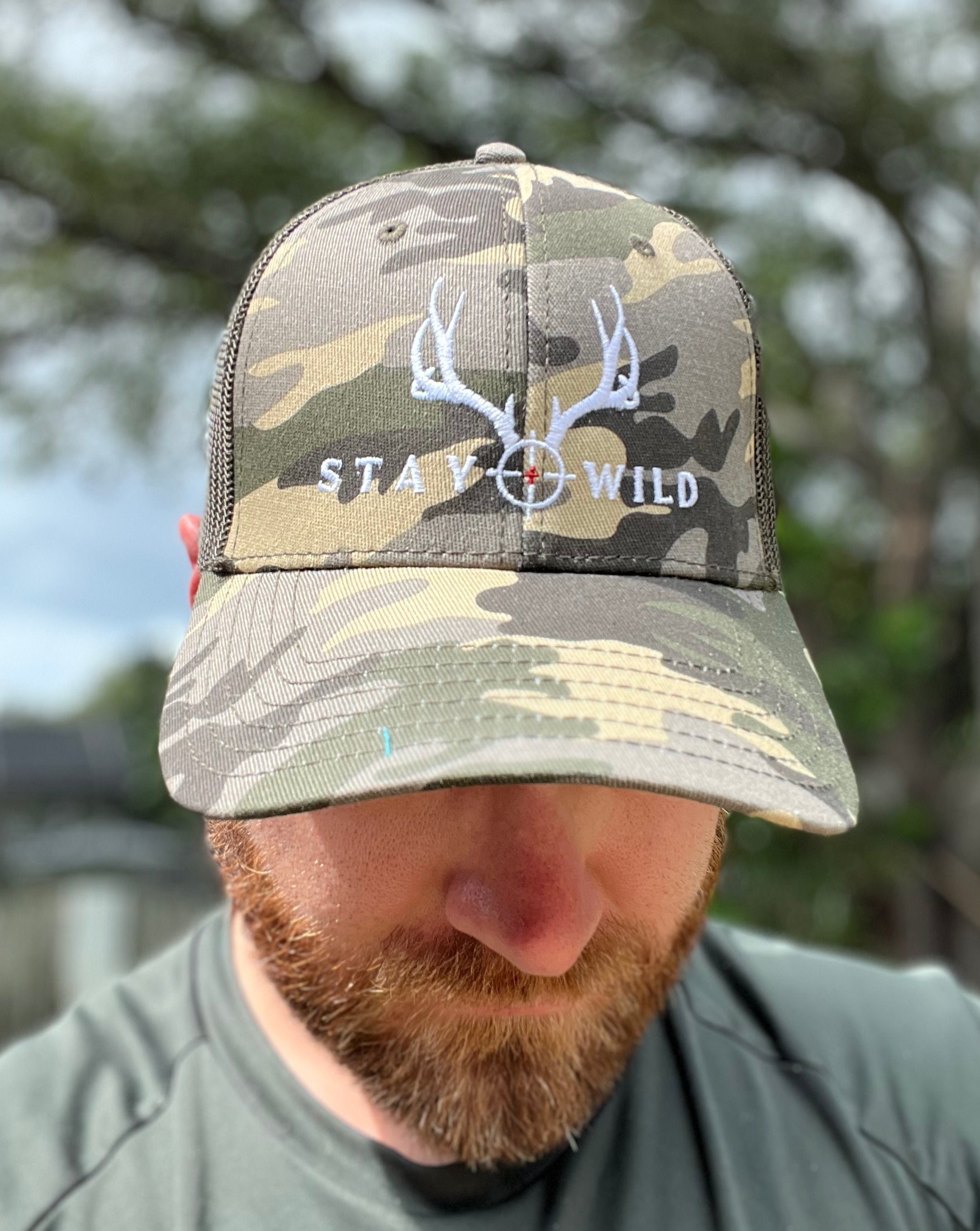Stay Wild Camo Trucker Hat - Wilding Life