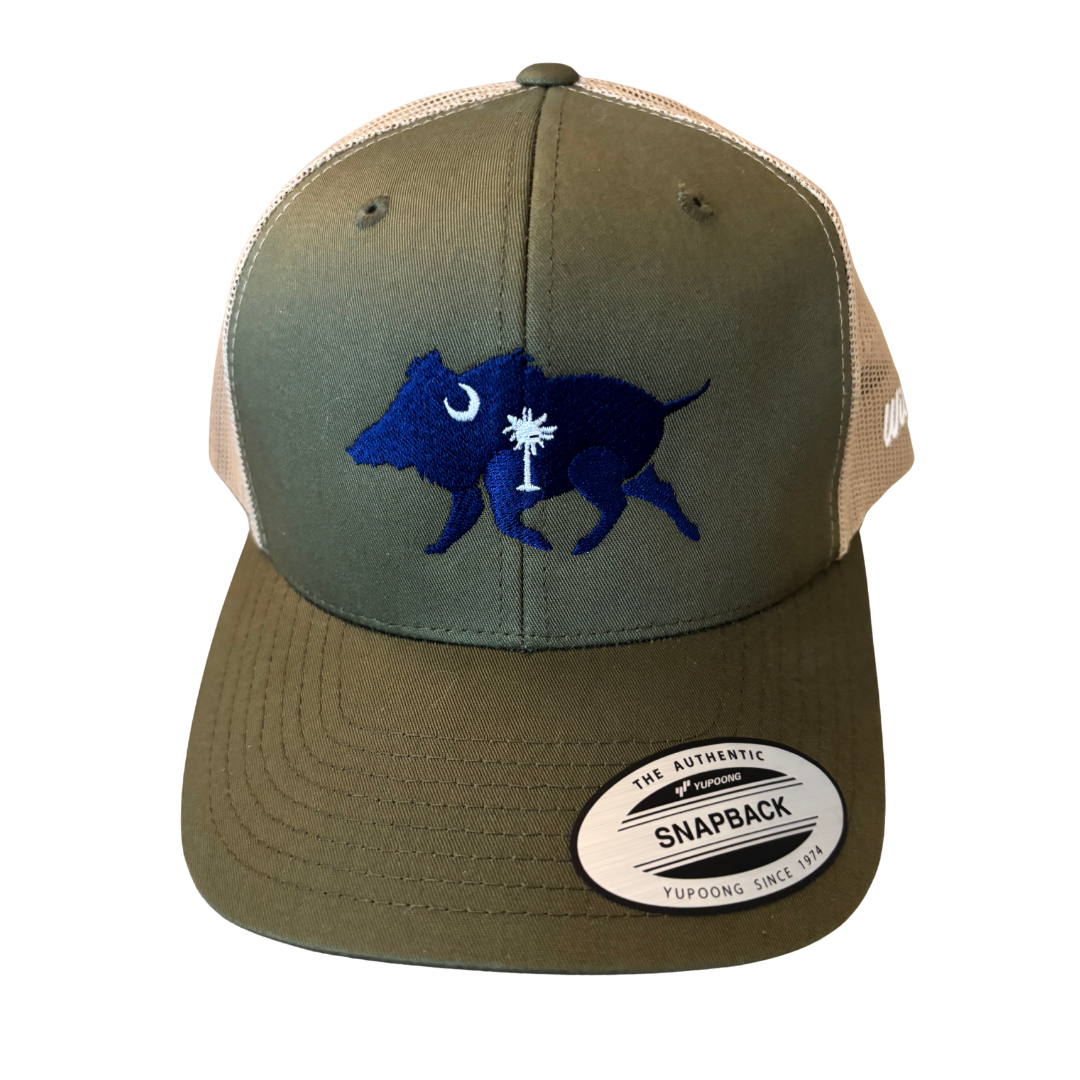 South Carolina Boar Embroidered Trucker Cap - SALE