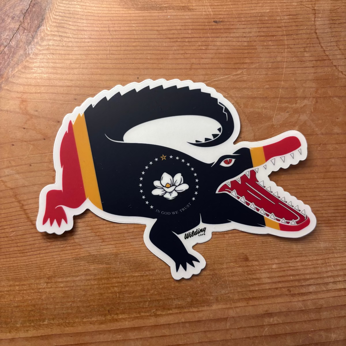 Mississippi Gator Clear Cut Decal