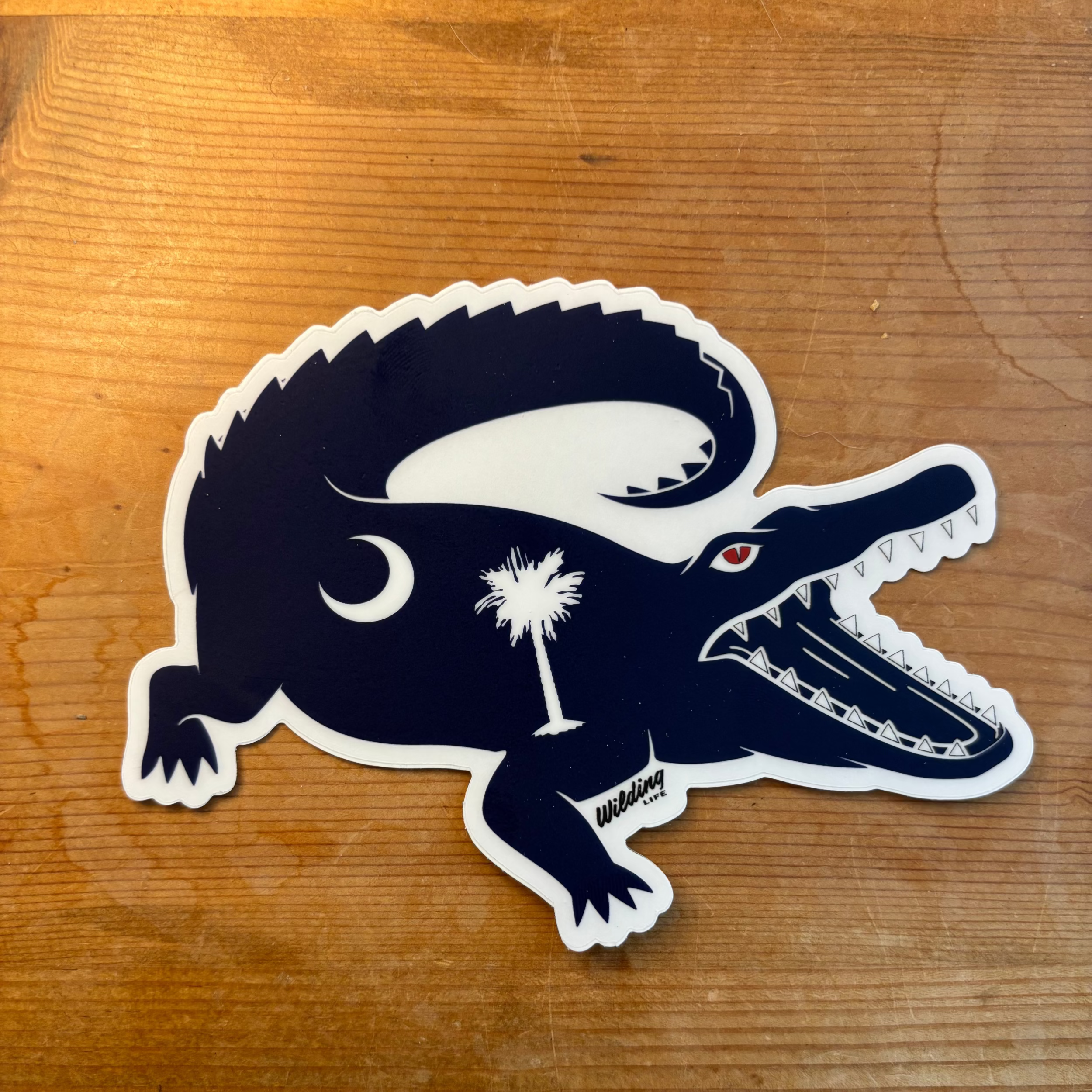 South Carolina Clear Cut Gator Decal