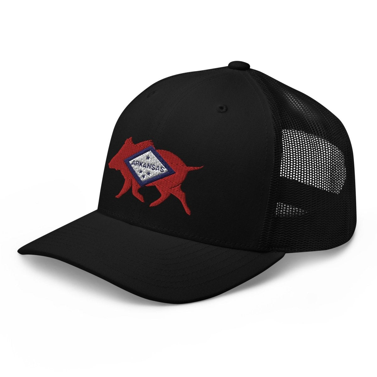 Arkansas Boar Embroidered Trucker Cap - Wilding Life