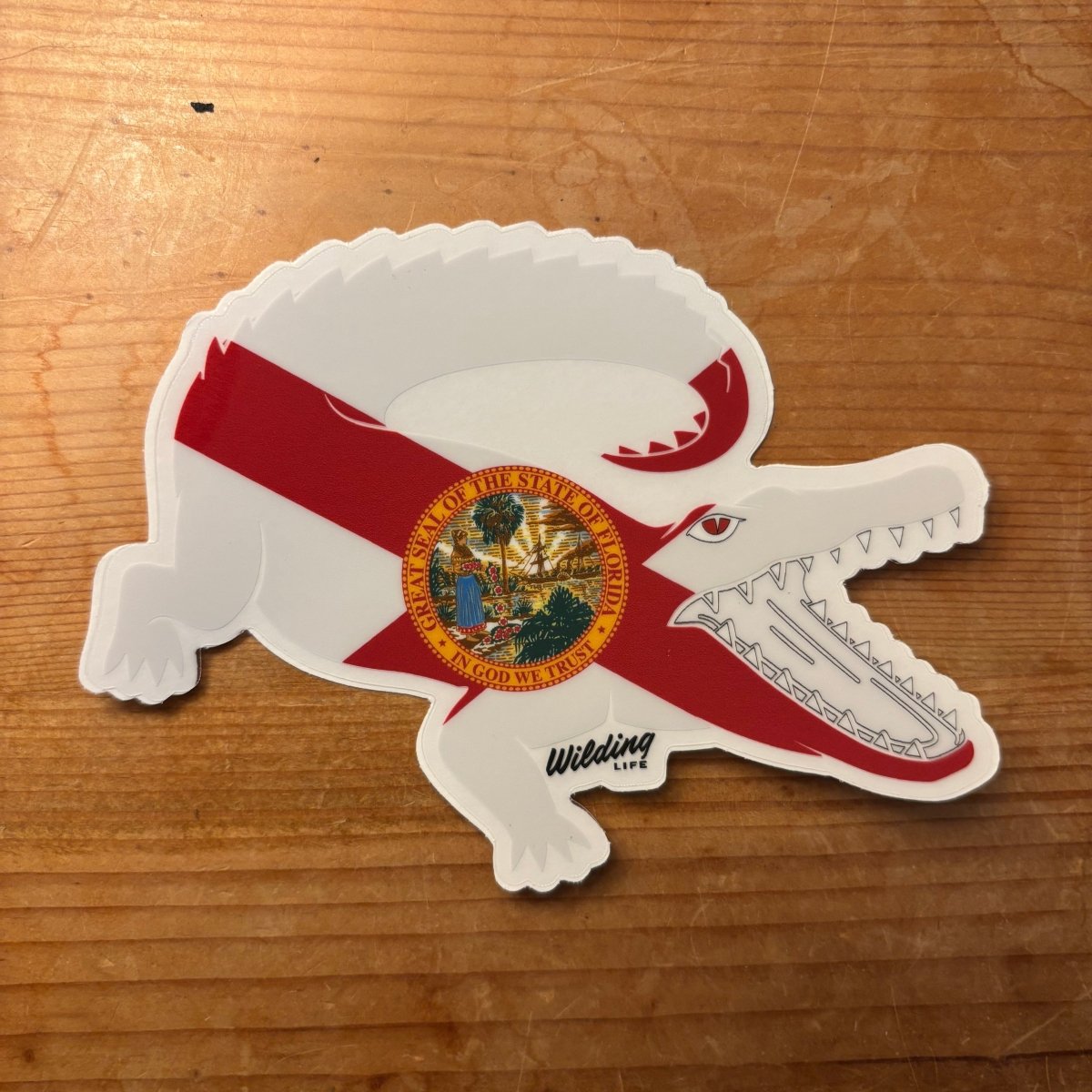 Florida Gator Die Cut Decal - Wilding Life