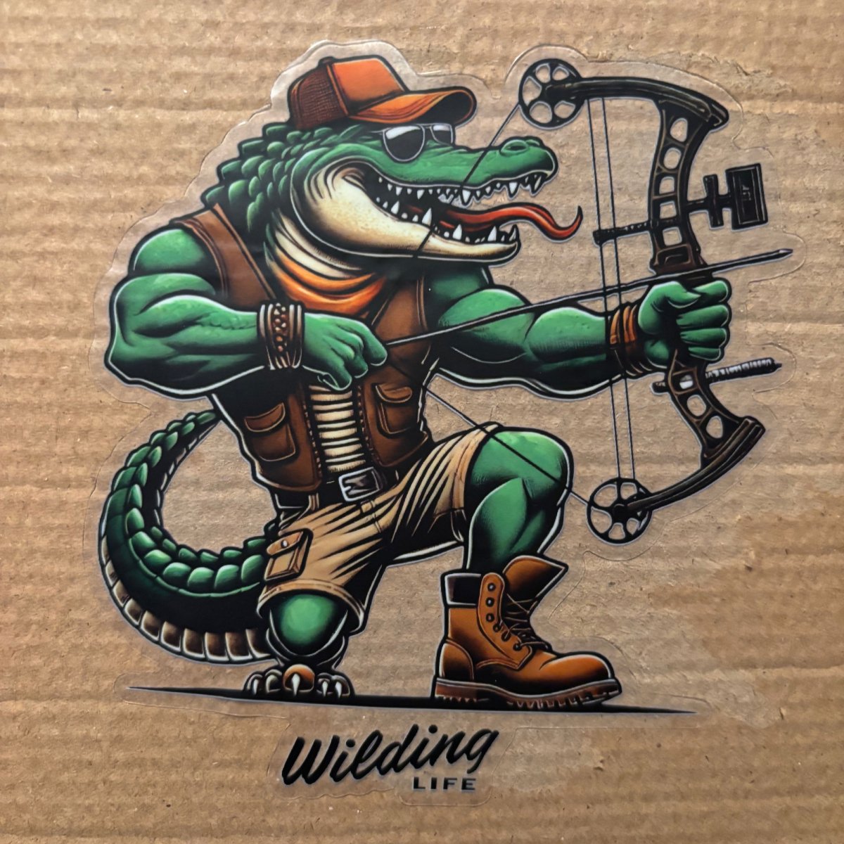Gator Bowhunter Clear Cut Decal - Wilding Life