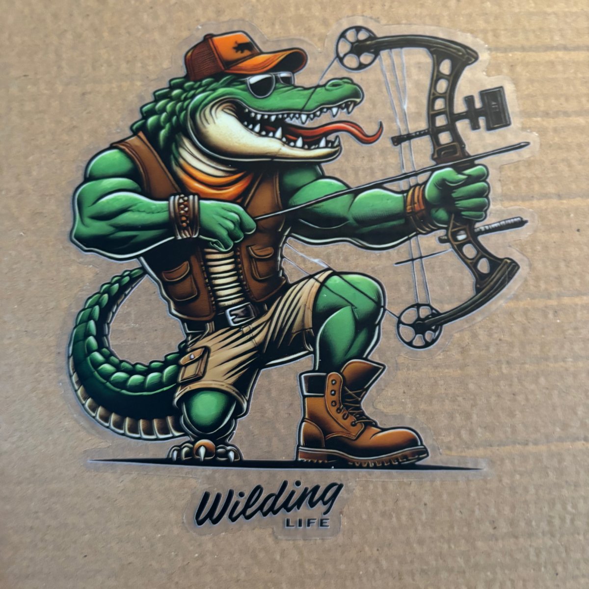 Gator Bowhunter Clear Cut Decal - Wilding Life