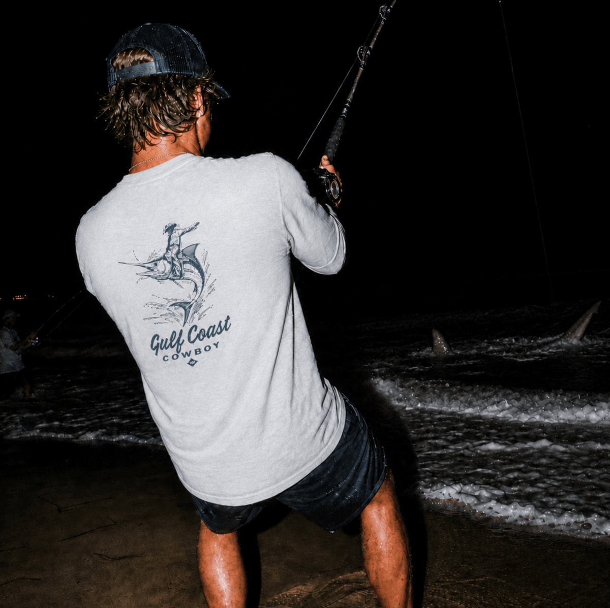 Gulf Coast Cowboy Long Sleeve Performance Shirt - Wilding Life