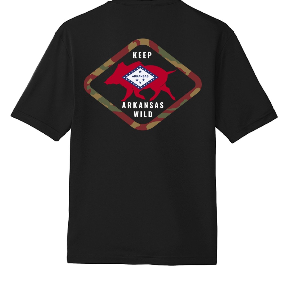 Keep Arkansas Wild Short Sleeve Performance Tee - Wilding Life