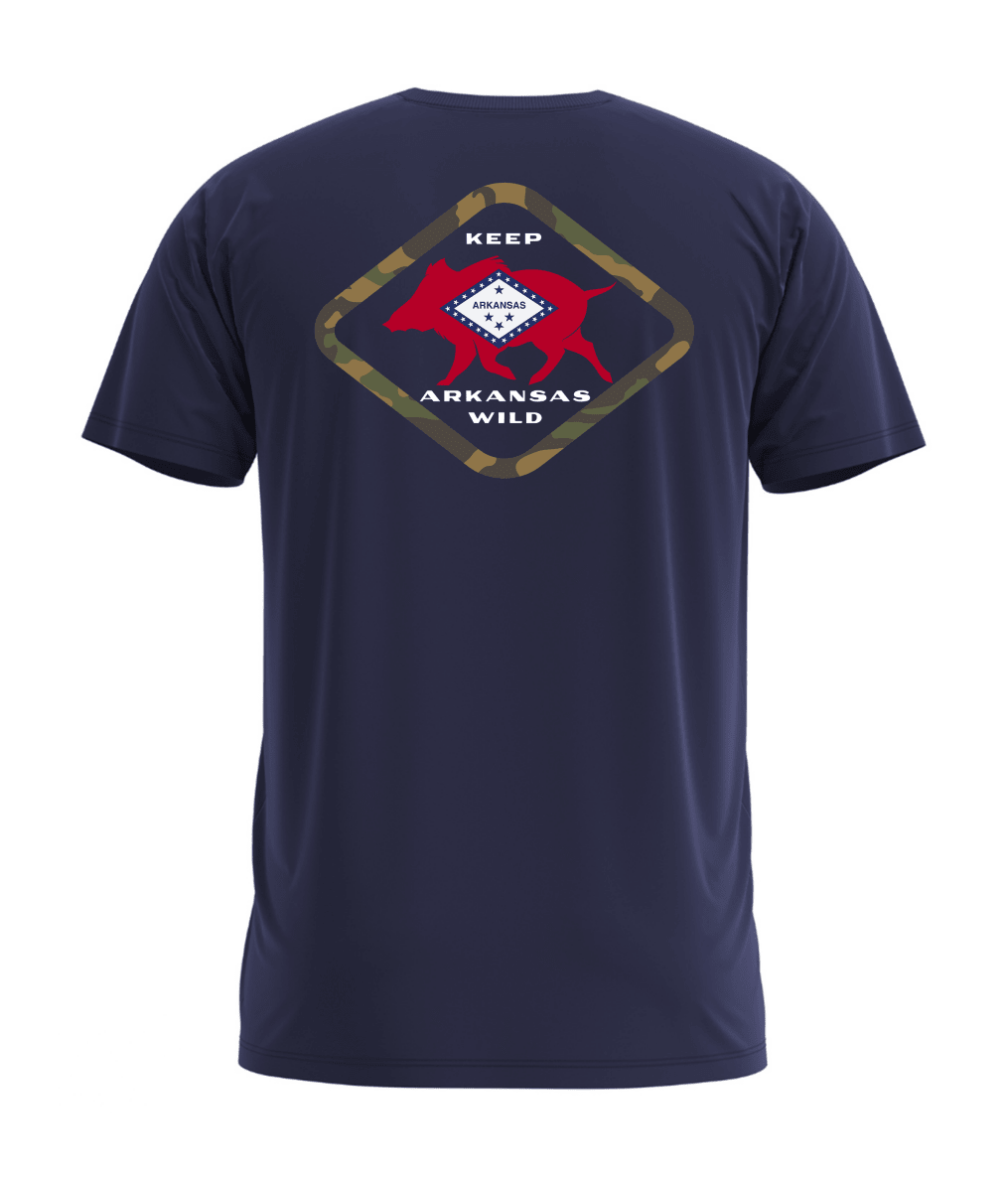 Keep Arkansas Wild Short Sleeve Performance Tee - Wilding Life