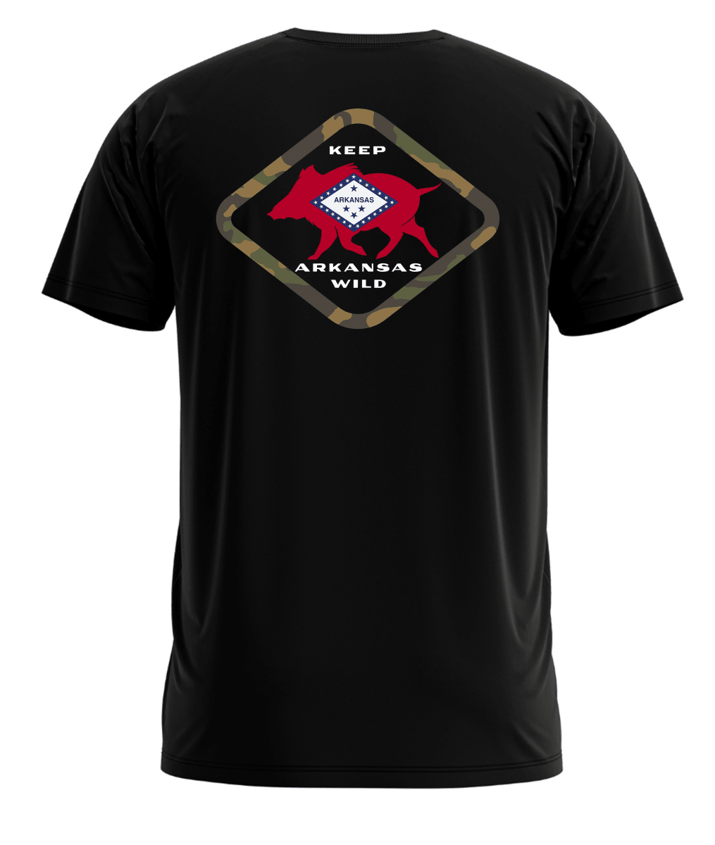 Keep Arkansas Wild Short Sleeve Performance Tee - Wilding Life