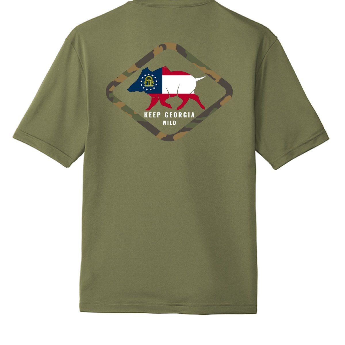 Keep Georgia Wild Short Sleeve Performance Tee - Wilding Life