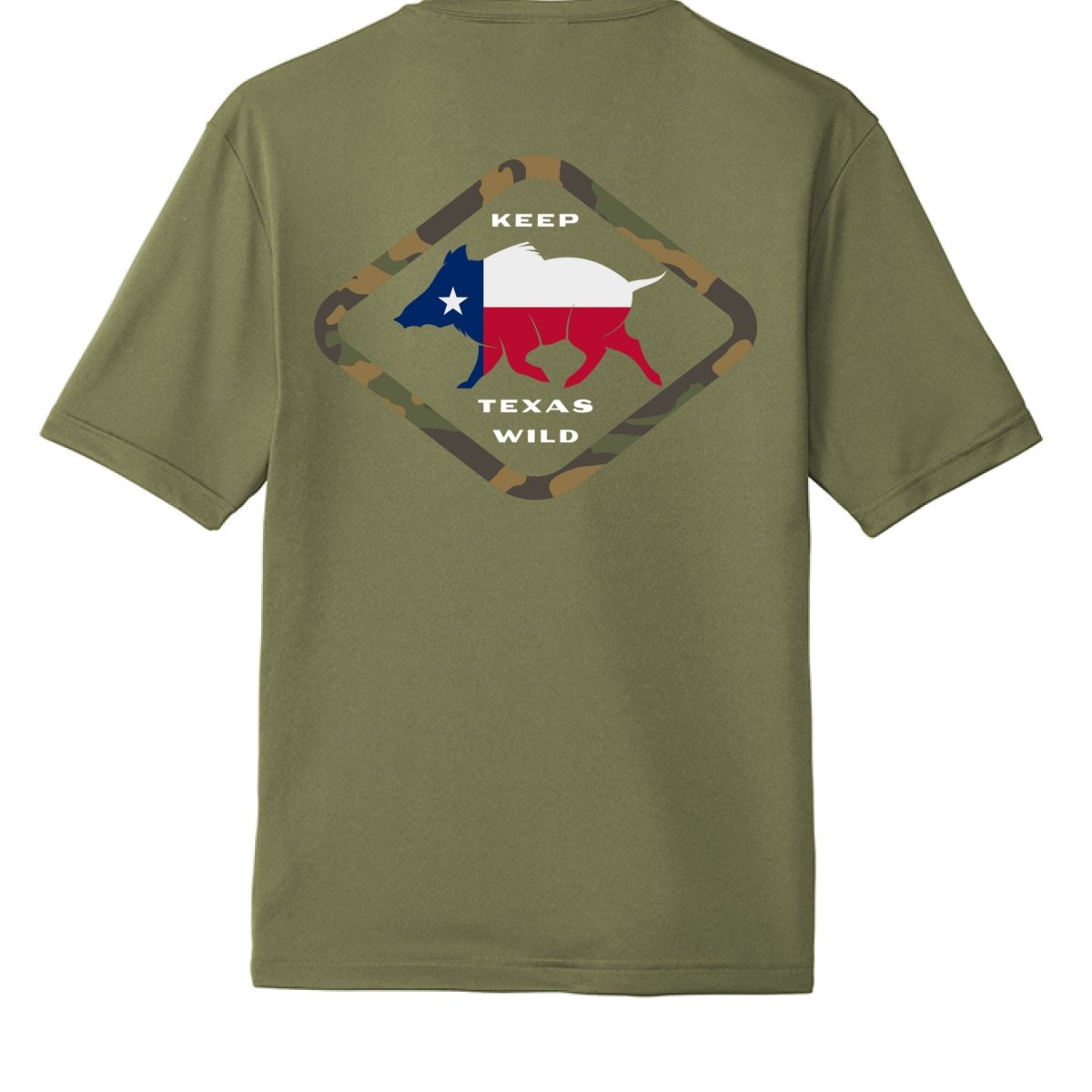 Keep Texas Wild Short Sleeve Performance Tee - Wilding Life