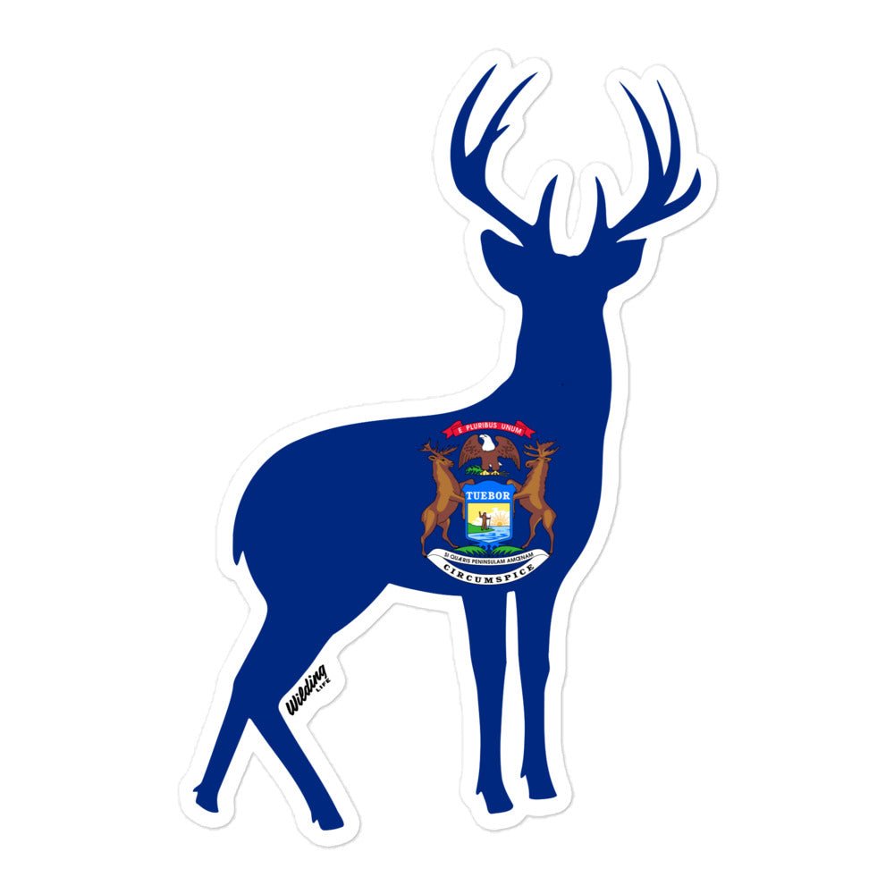 Michigan White Tail Deer Decal - Wilding Life