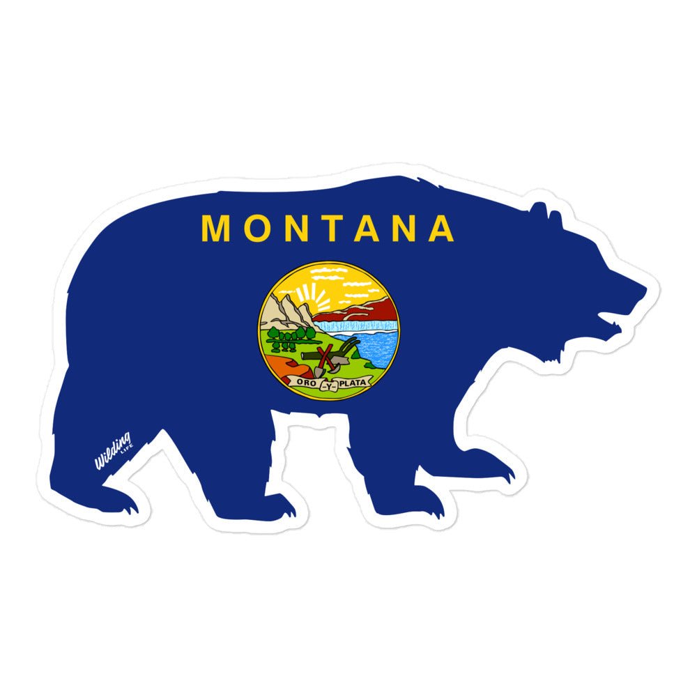 Montana Bear Decal - Wilding Life