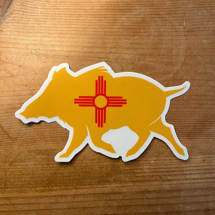 New Mexico Boar Clear Cut Decal - Wilding Life