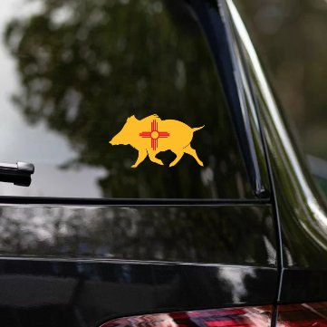 New Mexico Boar Clear Cut Decal - Wilding Life