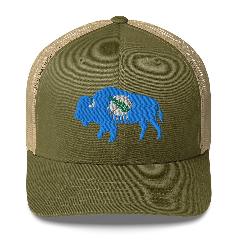 Oklahoma Buffalo Trucker Cap - Wilding Life