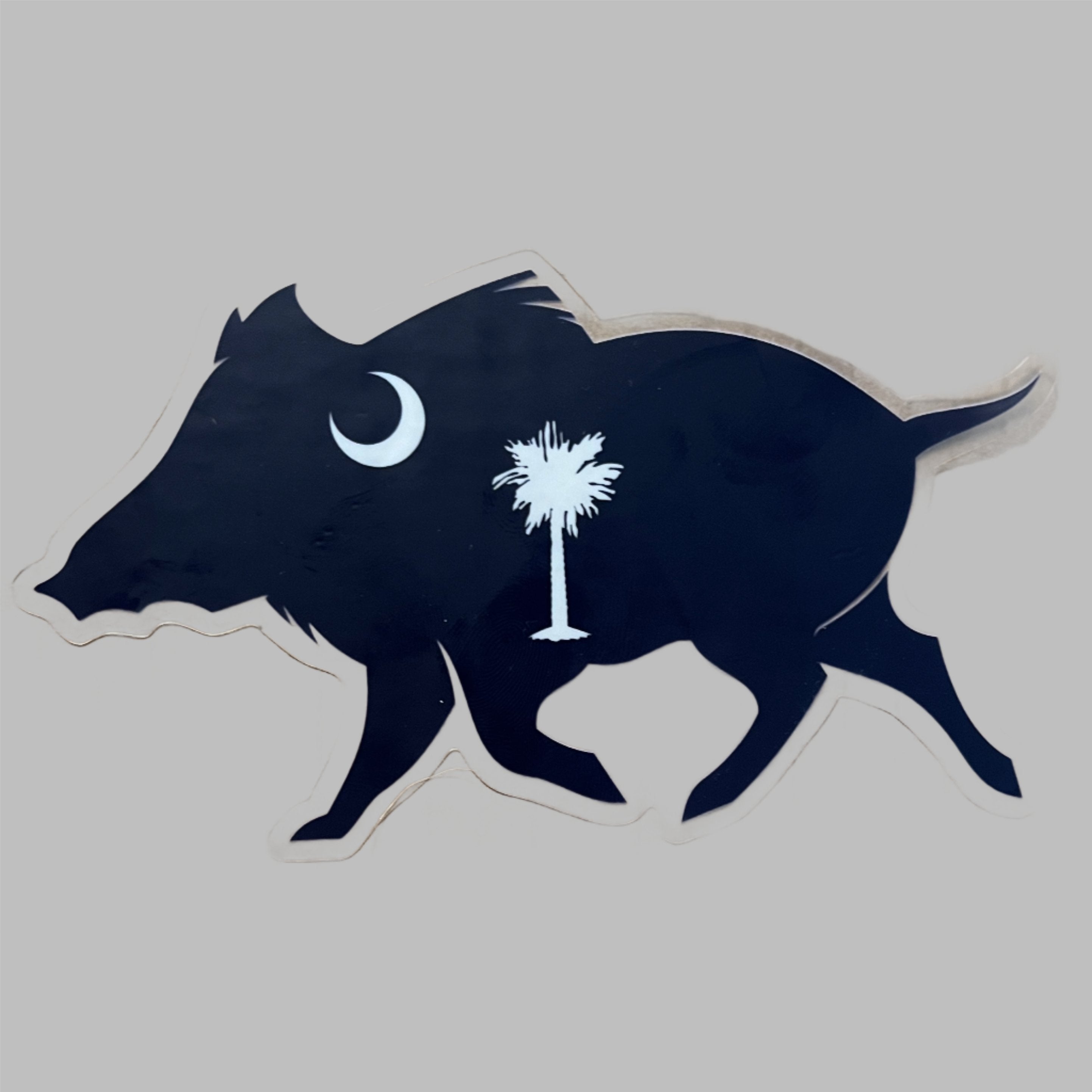 South Carolina Boar Clear Cut Decal - Wilding Life
