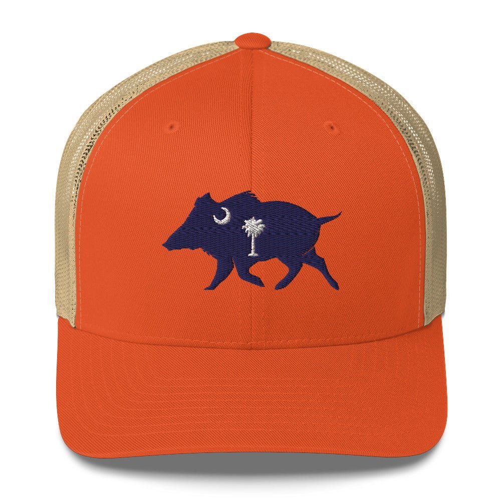 South Carolina Boar Trucker Hat - Wilding Life