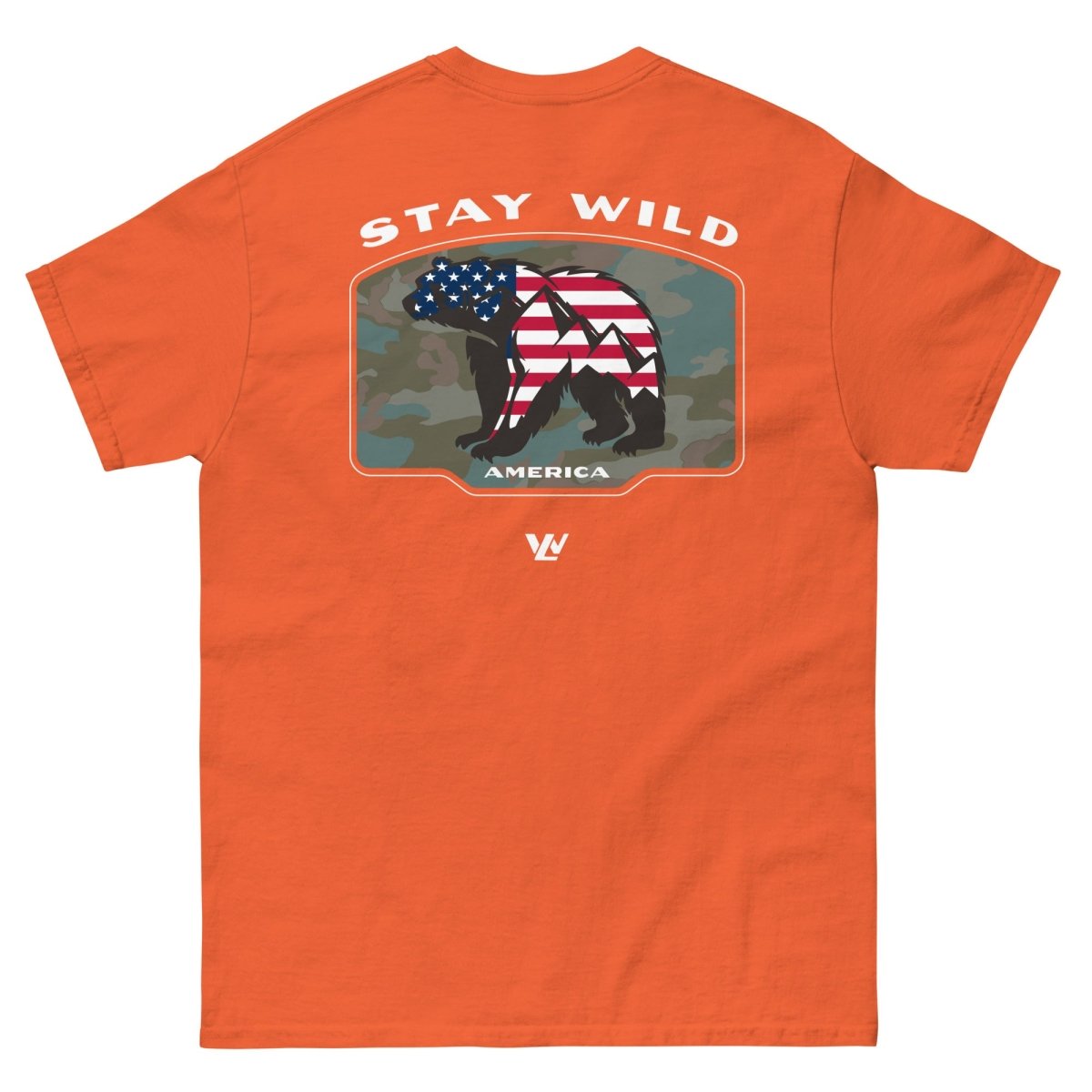Stay Wild America Mountain Bear T-Shirt - Wilding Life