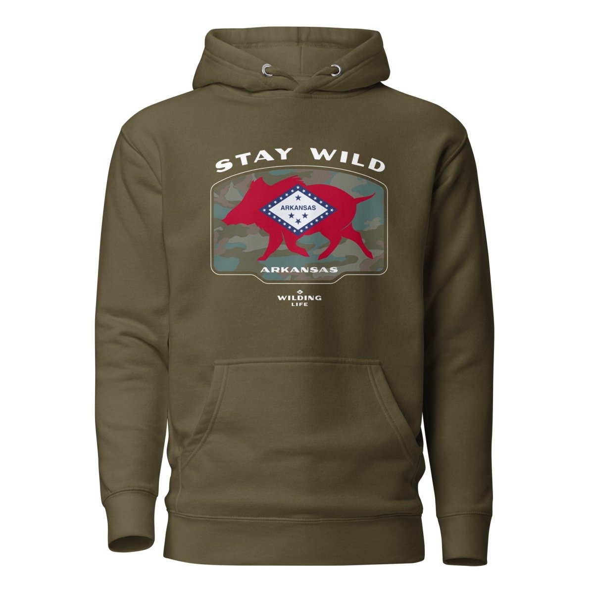 Stay Wild Arkansas Hoodie - Wilding Life