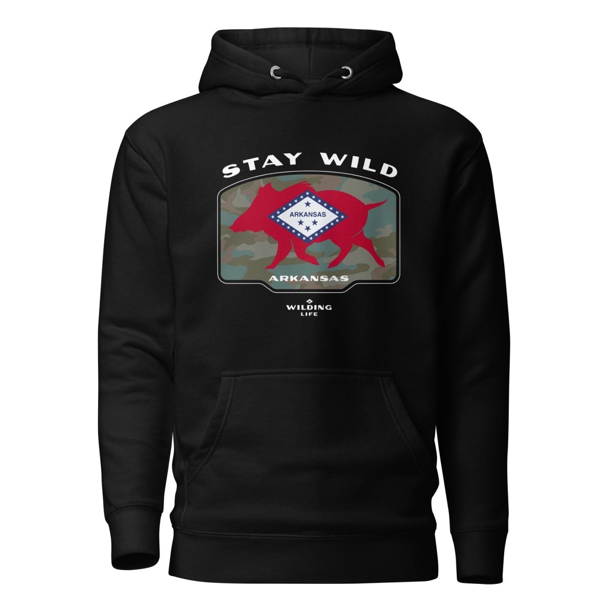 Stay Wild Arkansas Hoodie - Wilding Life
