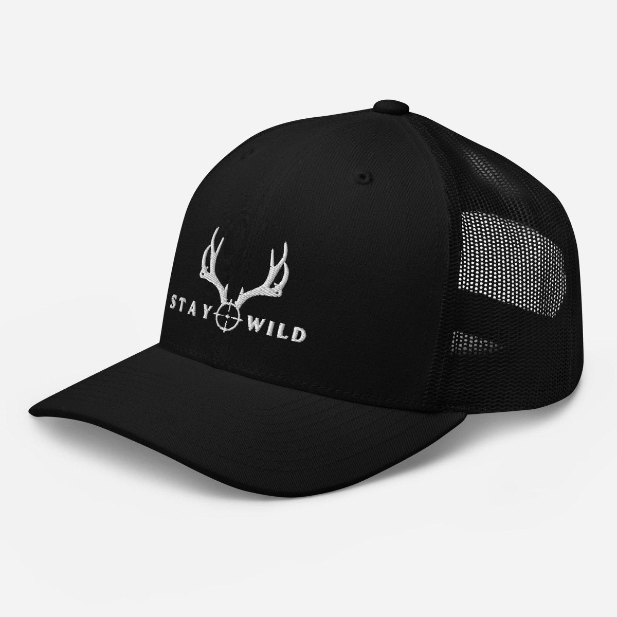 Stay Wild Embroidered Trucker Cap - Wilding Life