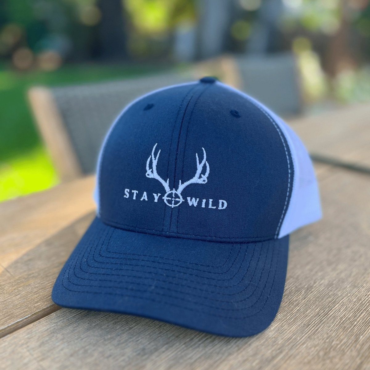 Stay Wild Embroidered Trucker Cap - Wilding Life