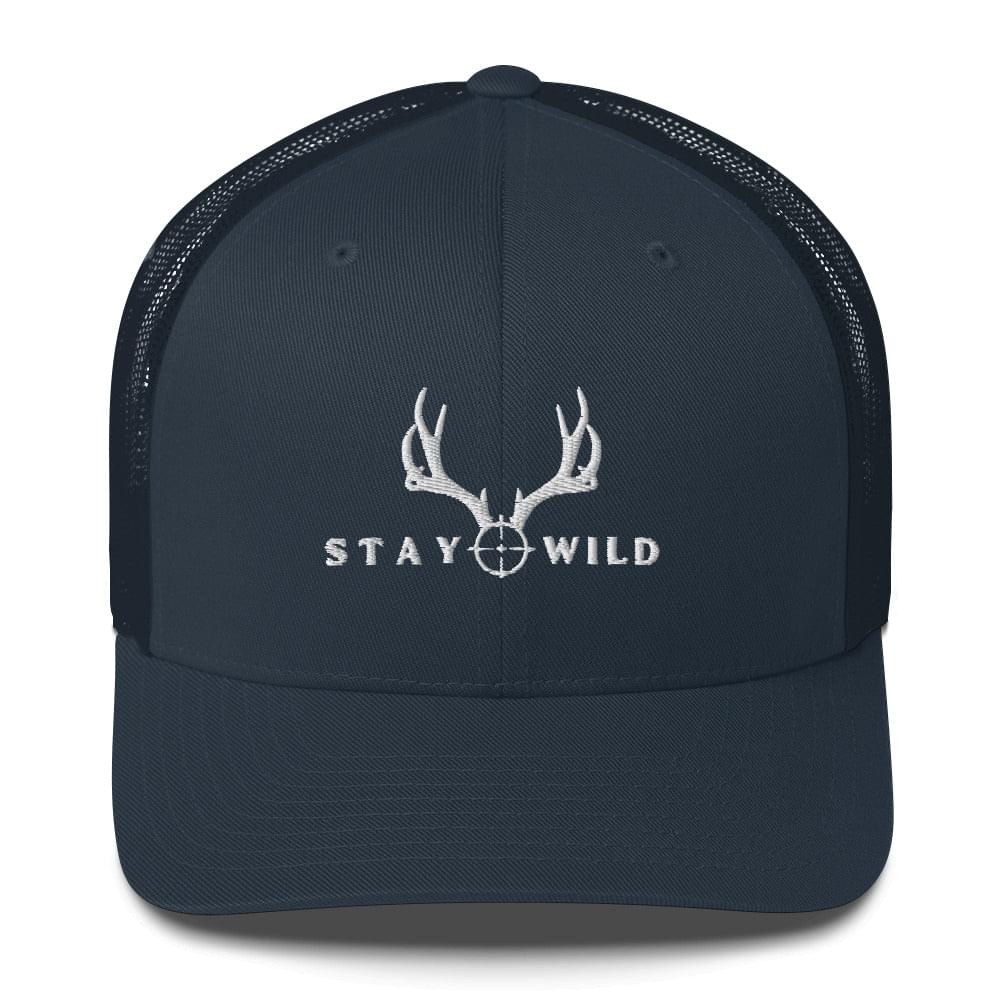 Stay Wild Embroidered Trucker Cap - Wilding Life