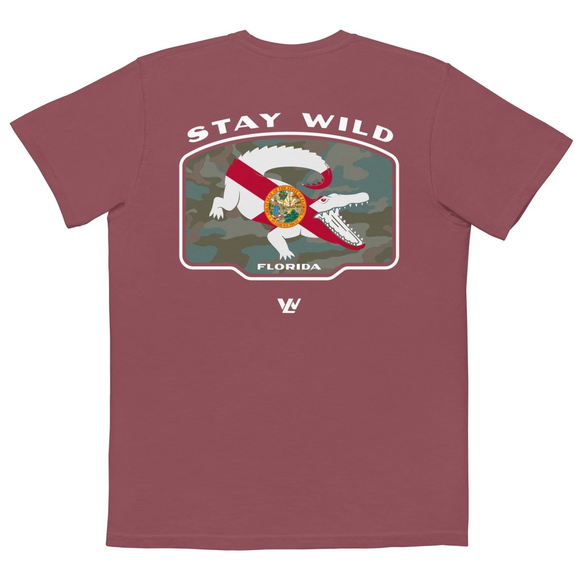 Stay Wild Florida Gator Pocket T-Shirt - Wilding Life