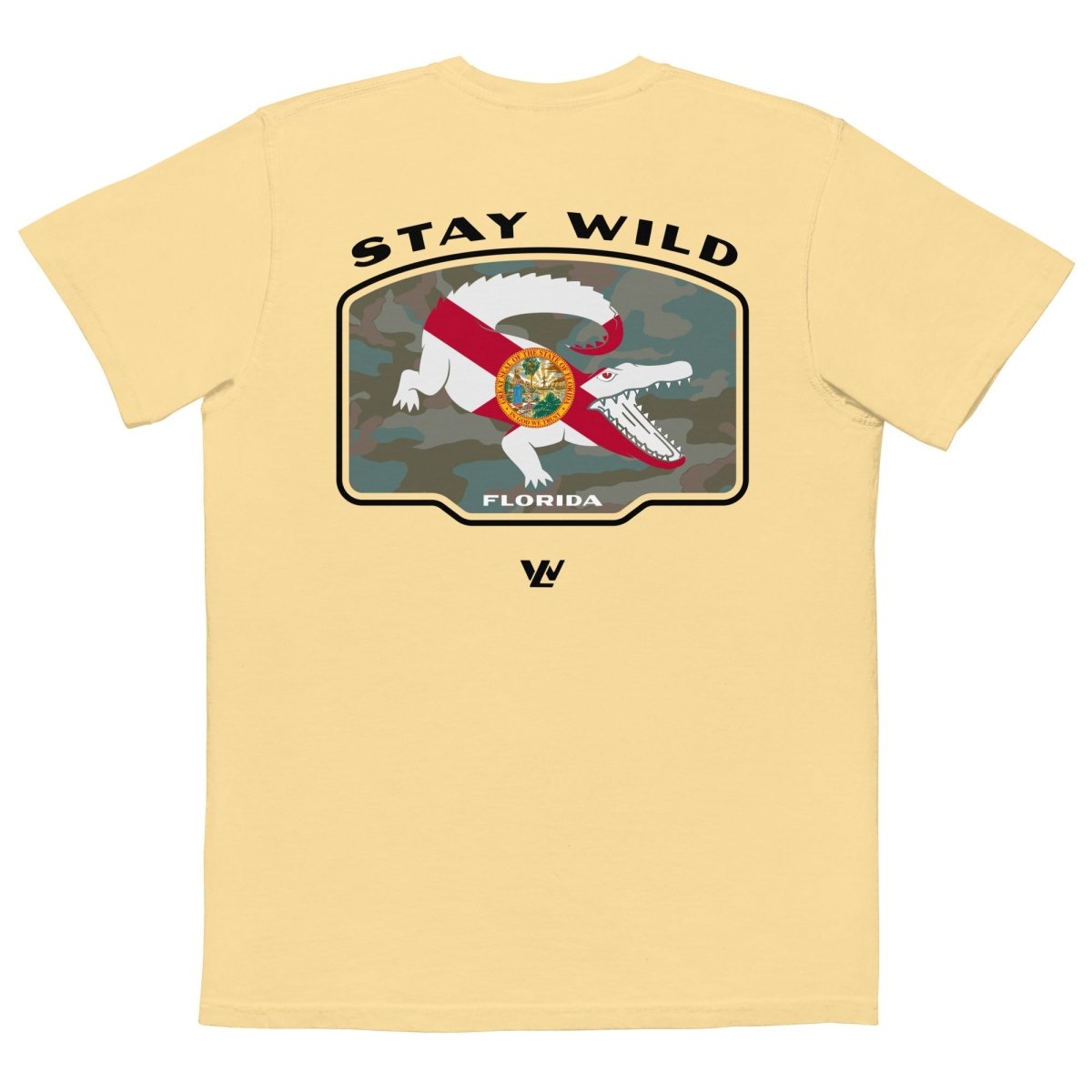 Stay Wild Florida Gator Pocket T-Shirt - Wilding Life