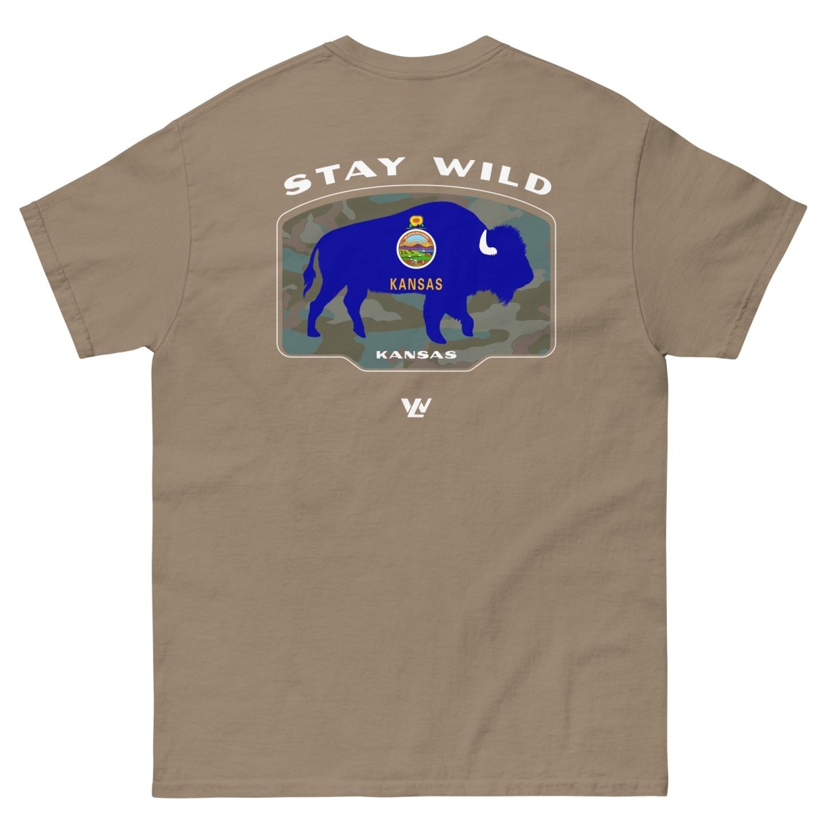 Stay Wild Kansas Bison T-Shirt - Wilding Life